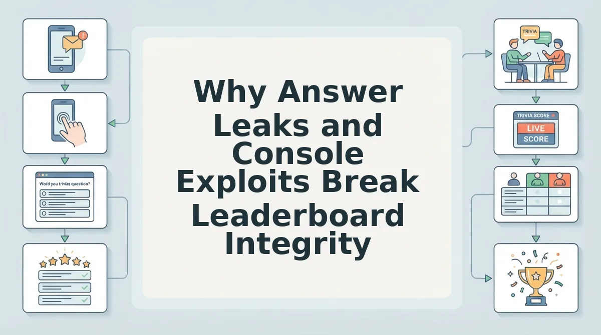 Why Answer Leaks and Console Exploits Break Leaderboard Integrity