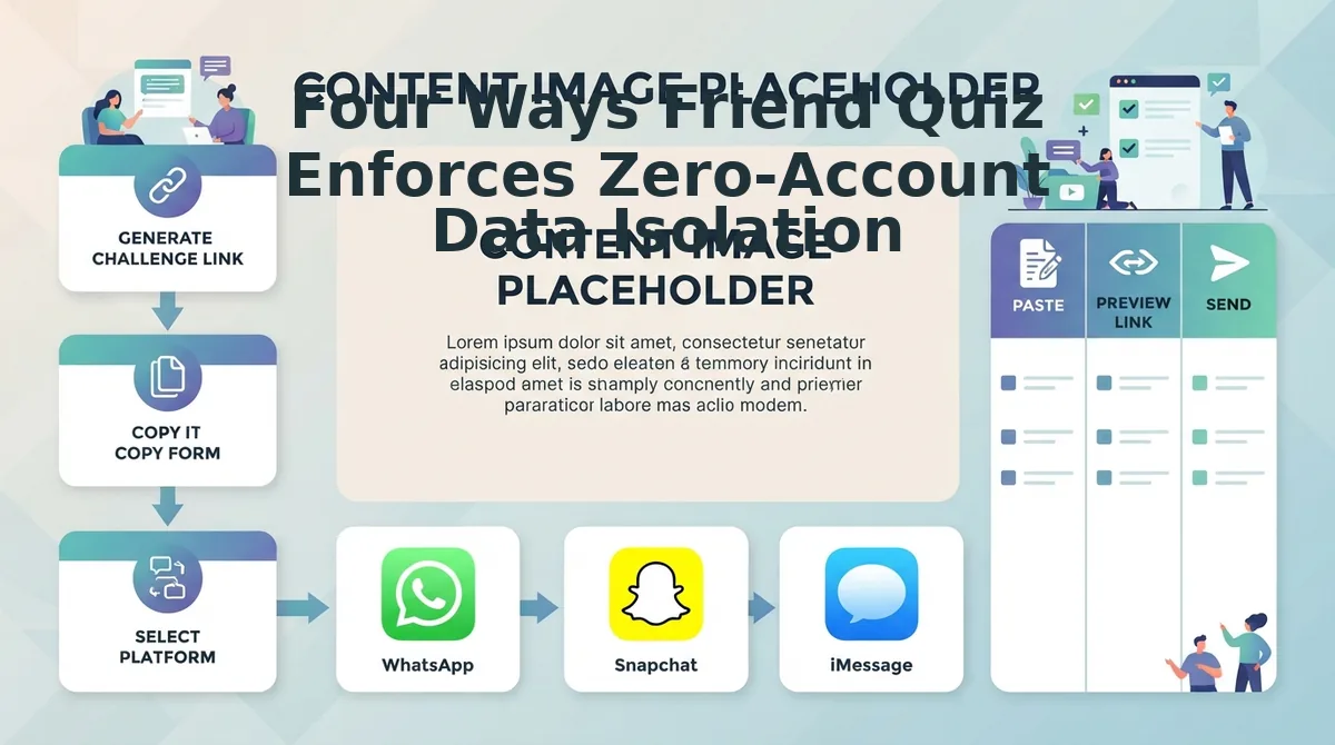 Four Ways Friend Quiz Enforces Zero-Account Data Isolation