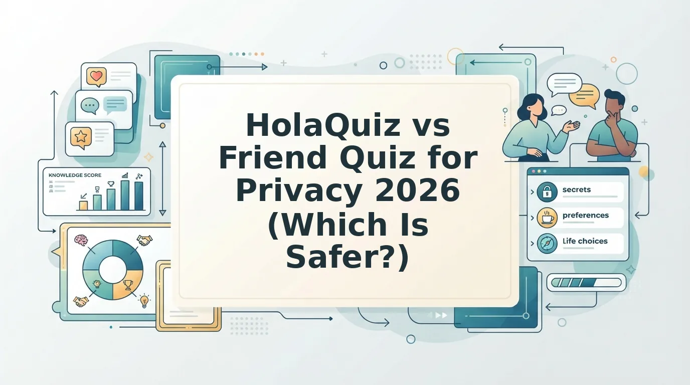 HolaQuiz vs Friend Quiz for Privacy and Clean Group Play