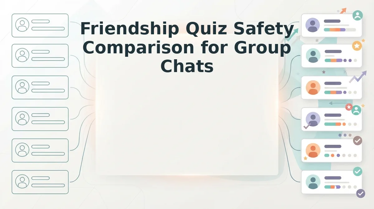 Friendship Quiz Safety Comparison for Group Chats