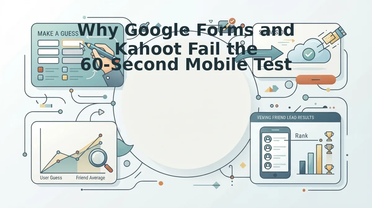Why Google Forms and Kahoot Fail the 60-Second Mobile Test