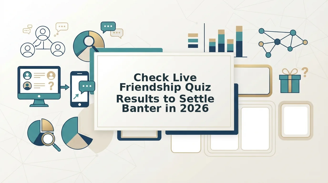 How to check live friendship quiz results to settle banter