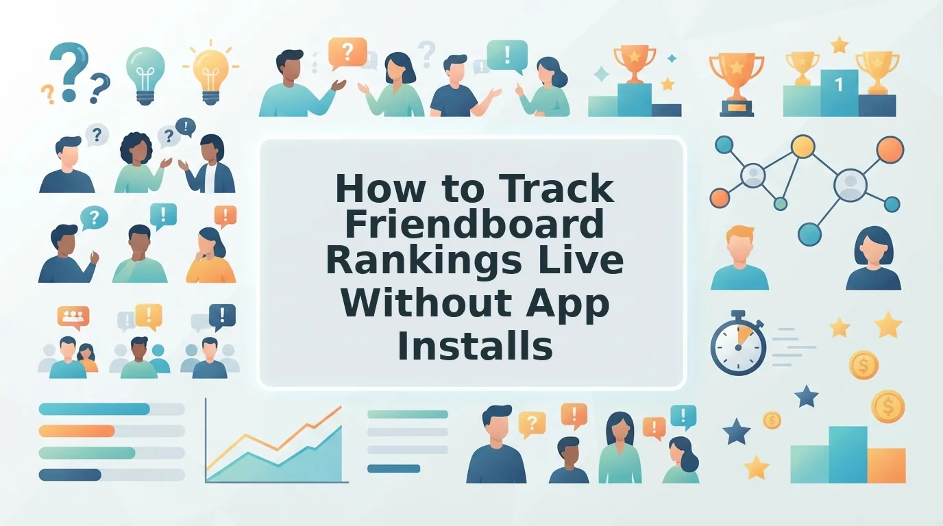 How to Track Friendboard Rankings Live