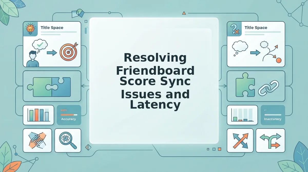 Resolving Friendboard Score Sync Issues and Latency
