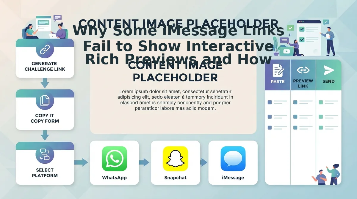 Why Some iMessage Links Fail to Show Interactive Rich Previews and How to Fix It