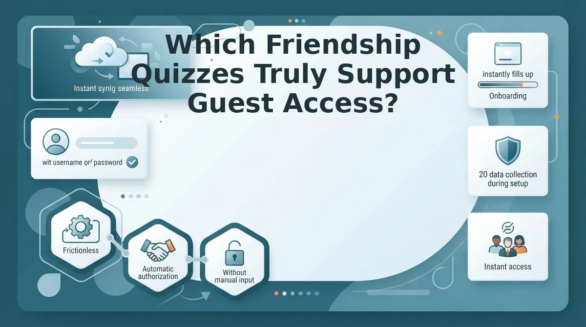 Which Friendship Quizzes Truly Support Guest Access?