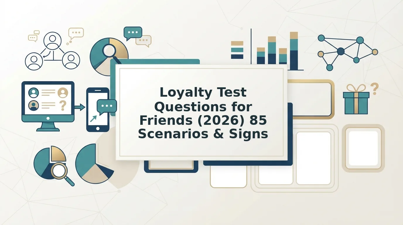Loyalty test questions for friends that spark honest competition