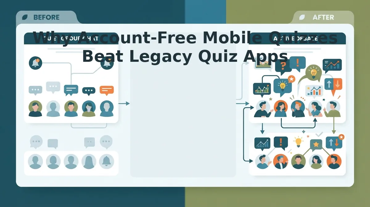 Why Account-Free Mobile Quizzes Beat Legacy Quiz Apps