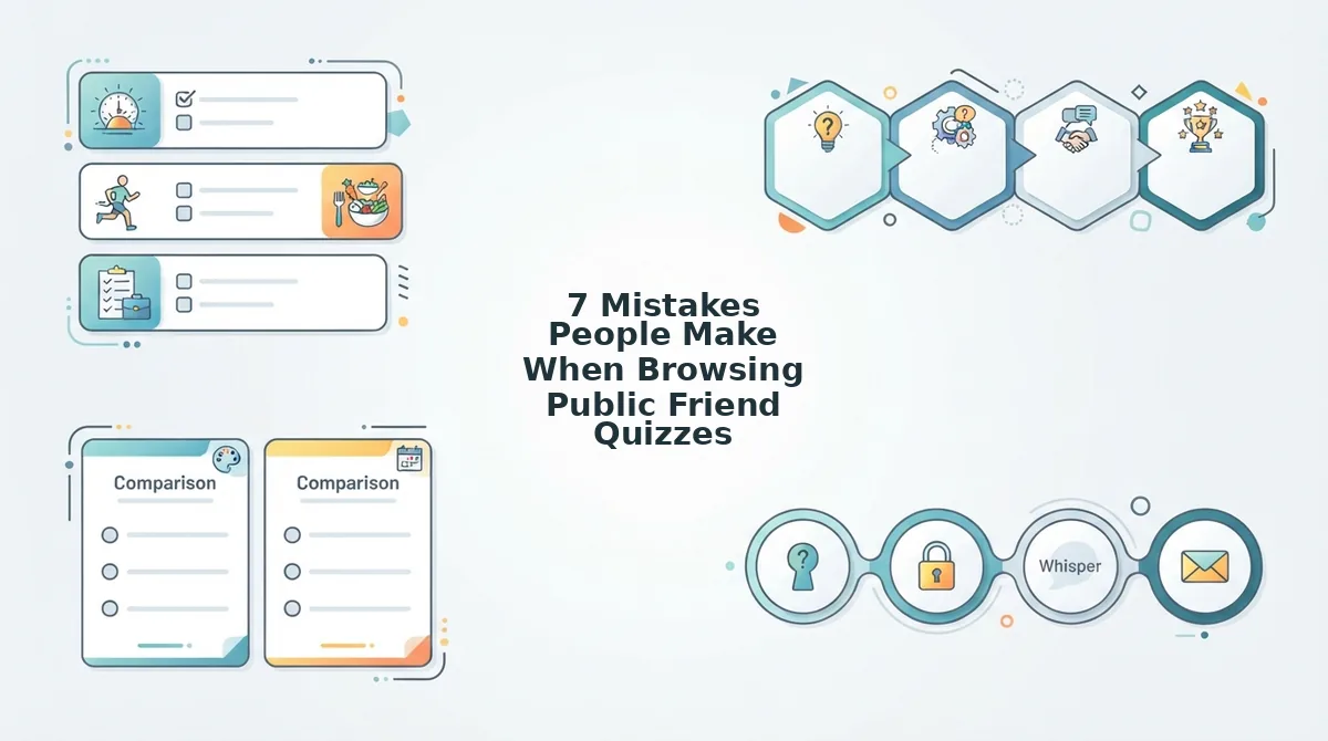 7 Mistakes People Make When Browsing Public Friend Quizzes