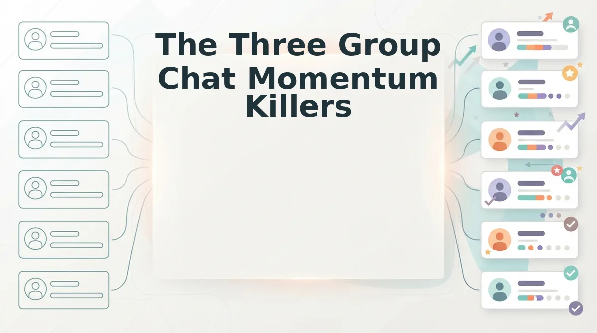 The Three Group Chat Momentum Killers