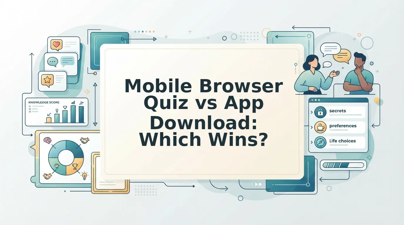 Why Mobile Browser Quizzes Beat App Downloads for Group Banter