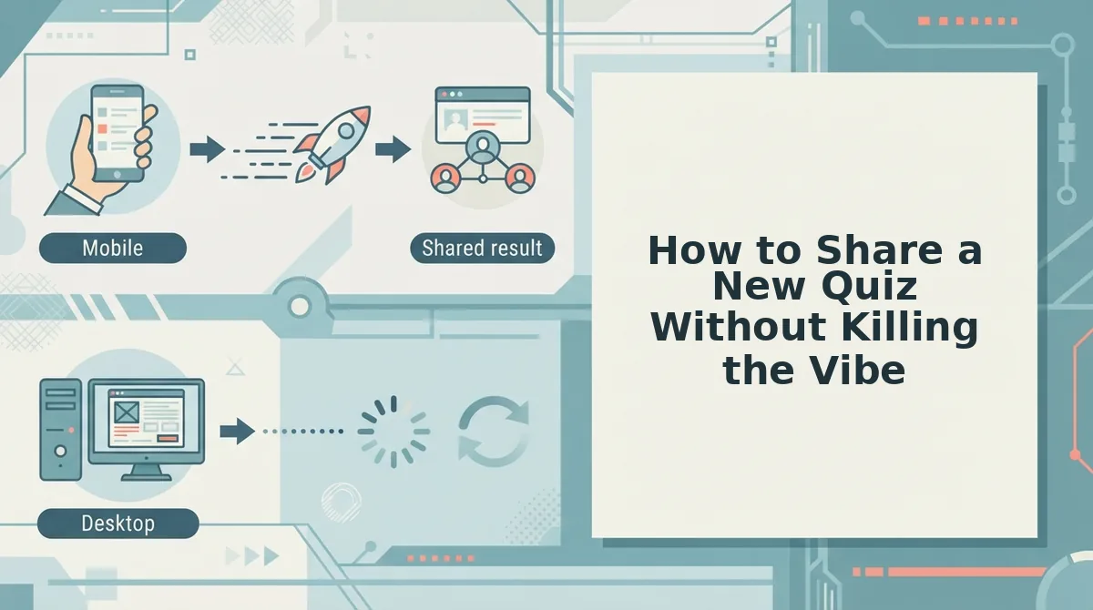 How to Share a New Quiz Without Killing the Vibe