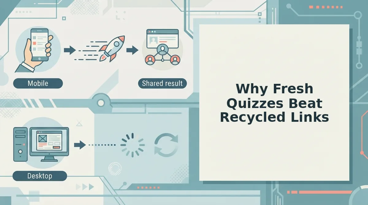 Why Fresh Quizzes Beat Recycled Links