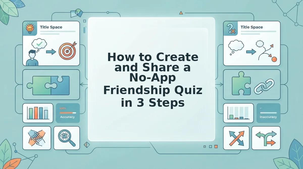 How to Create and Share a No-App Friendship Quiz in 3 Steps