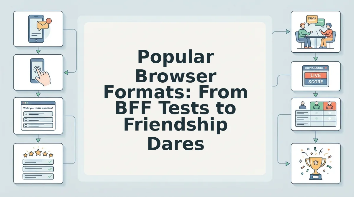 Popular Browser Formats: From BFF Tests to Friendship Dares