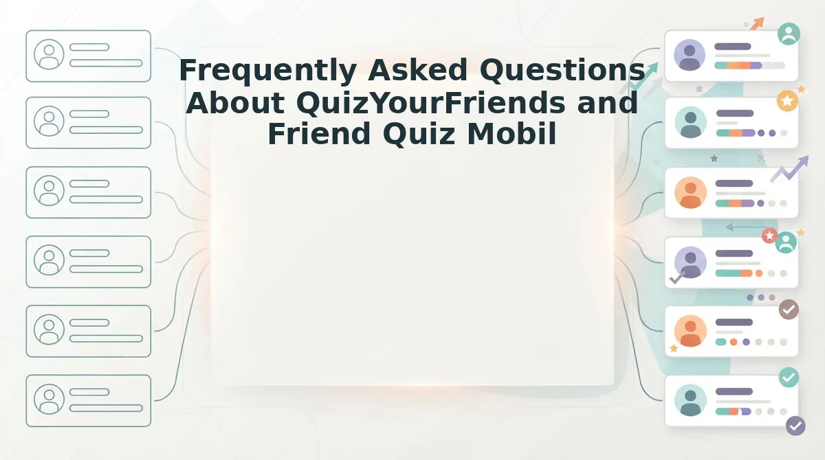 Frequently Asked Questions About QuizYourFriends and Friend Quiz Mobile Setup