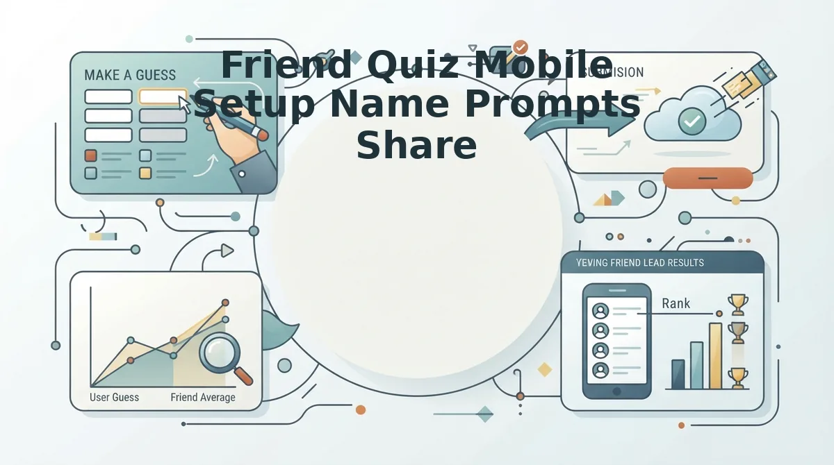 Friend Quiz Mobile Setup Name Prompts Share