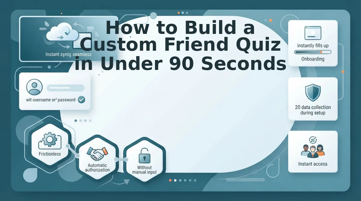 How to Build a Custom Friend Quiz in Under 90 Seconds