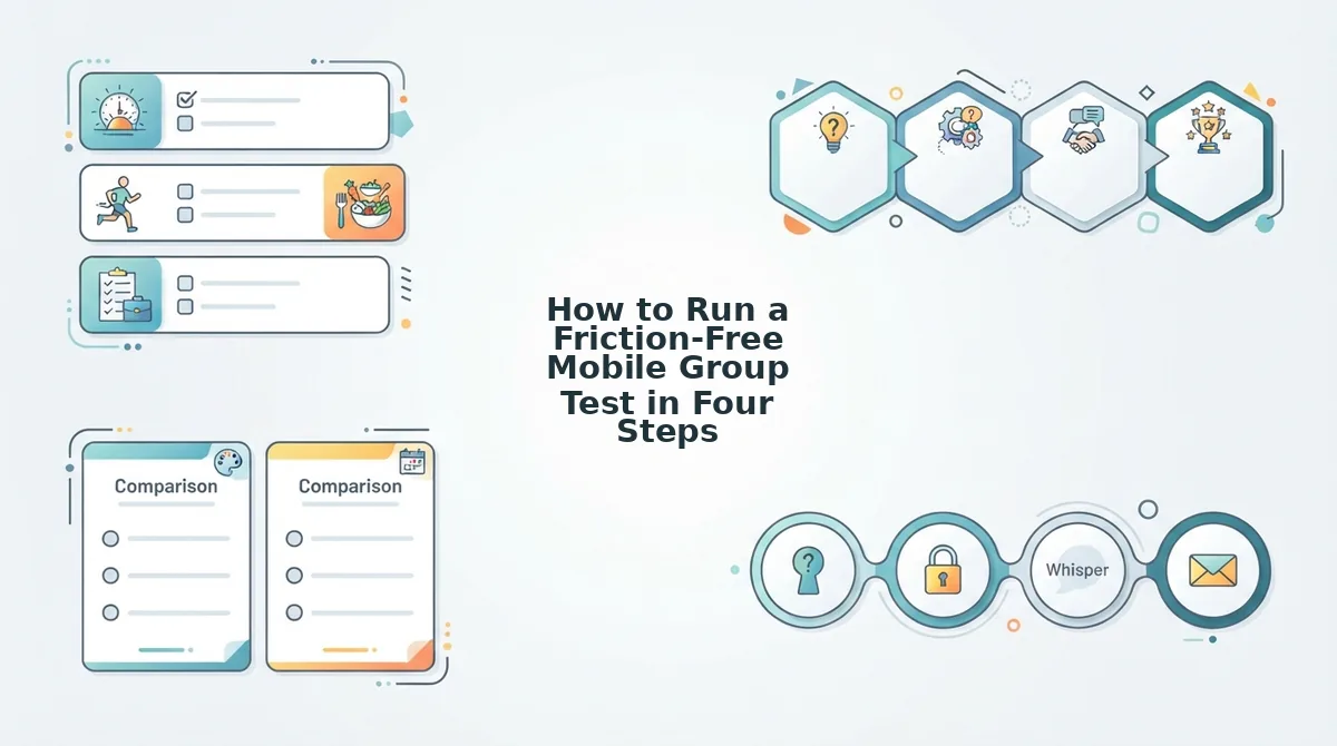 How to Run a Friction-Free Mobile Group Test in Four Steps
