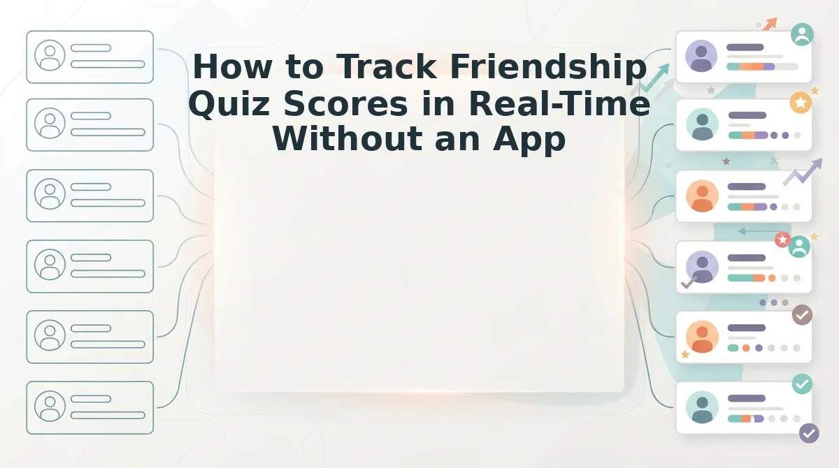 How to Track Friendship Quiz Scores in Real-Time Without an App