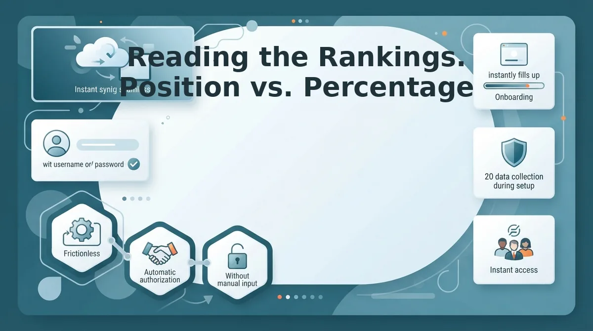 Reading the Rankings. Position vs. Percentage