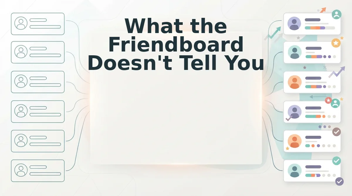 What the Friendboard Doesn't Tell You