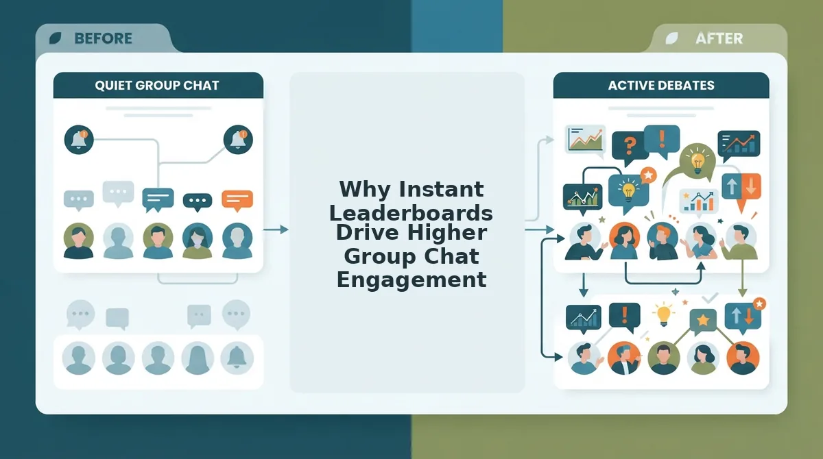 Why Instant Leaderboards Drive Higher Group Chat Engagement
