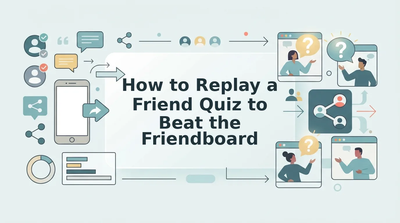 How to replay a friend quiz to beat a friendboard score