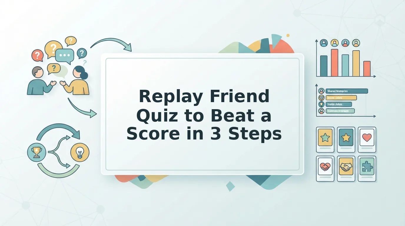 How to Replay a Friend Quiz to Beat a Score