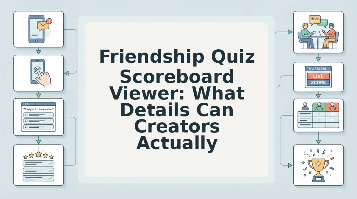 Friendship Quiz Scoreboard Viewer: What Details Can Creators Actually See?