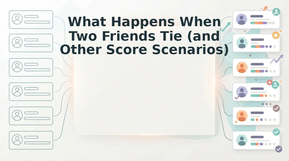 What Happens When Two Friends Tie (and Other Score Scenarios)