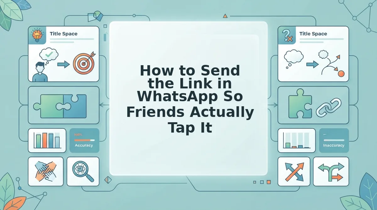 How to Send the Link in WhatsApp So Friends Actually Tap It
