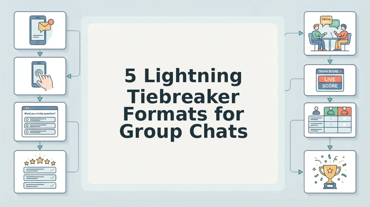 5 Lightning Tiebreaker Formats for Group Chats