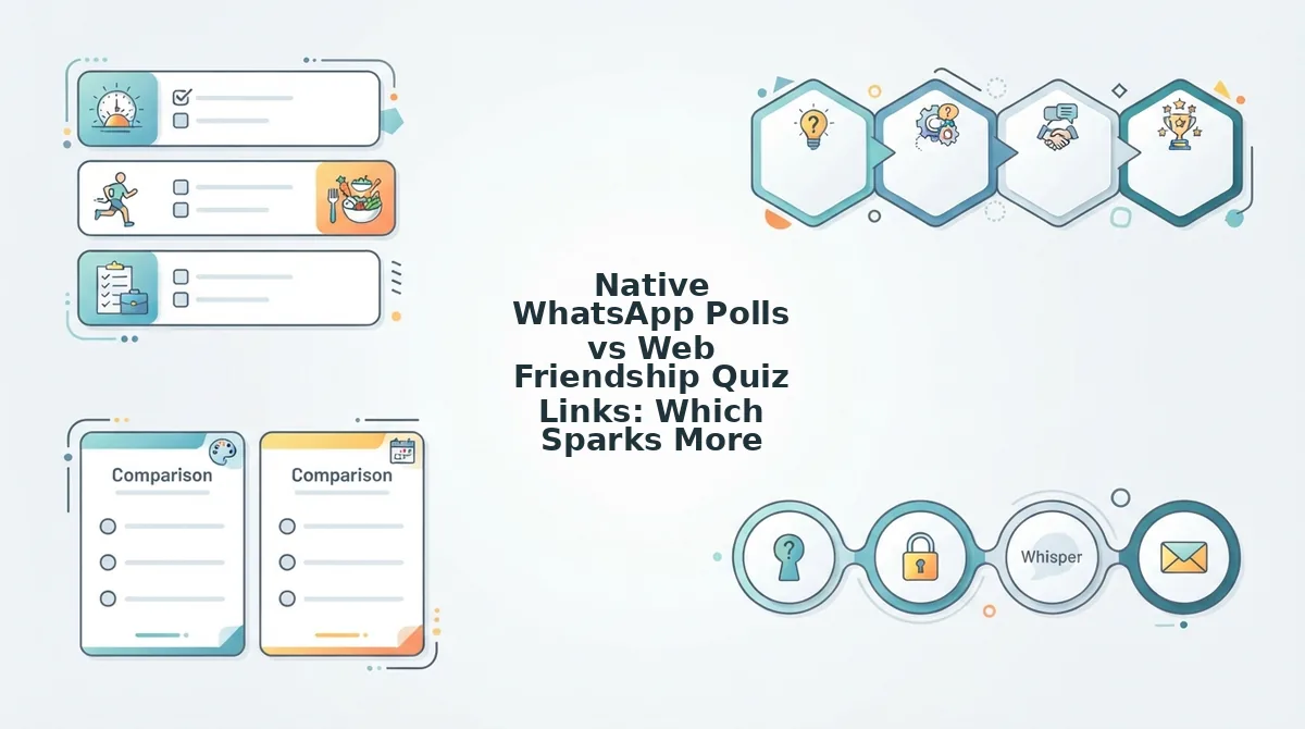 Native WhatsApp Polls vs Web Friendship Quiz Links: Which Sparks More Banter?