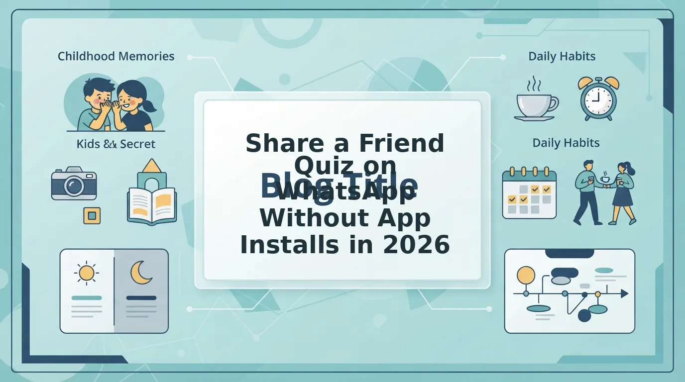Share Friend Quiz on WhatsApp Without Forcing App Downloads