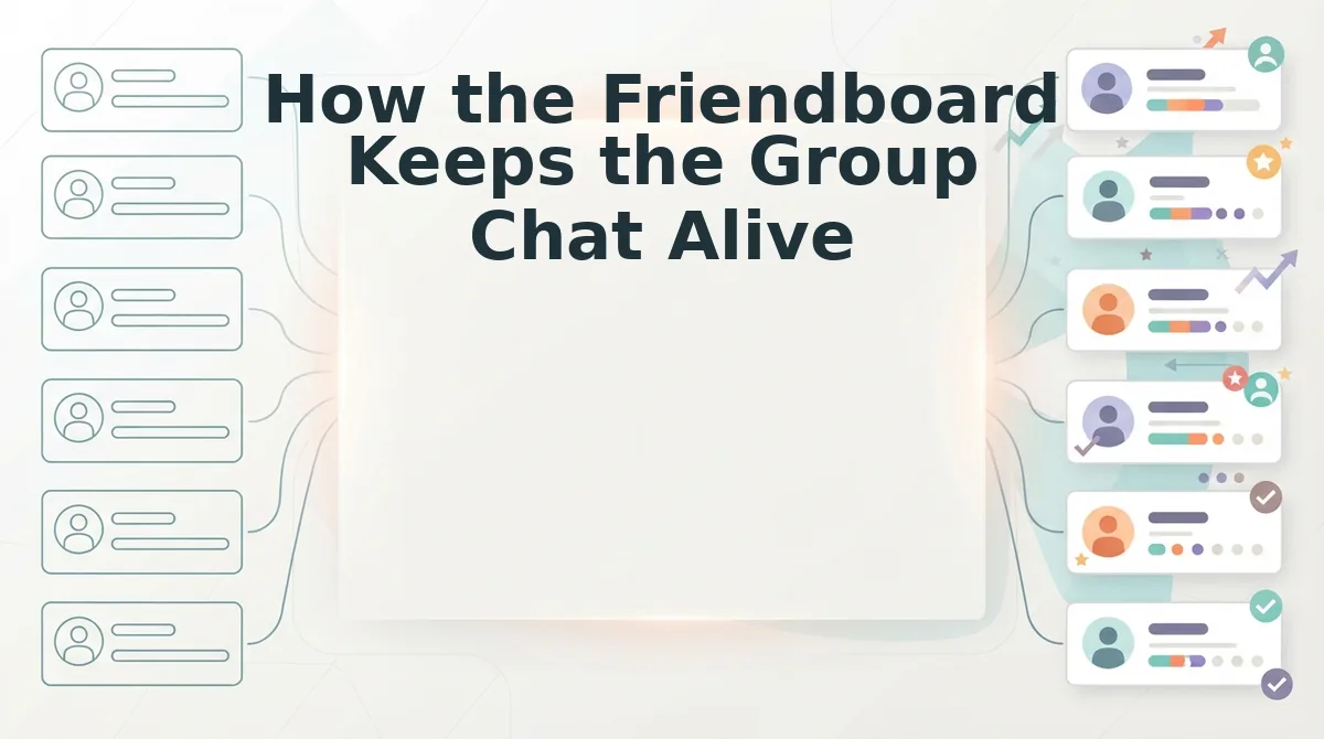 How the Friendboard Keeps the Group Chat Alive