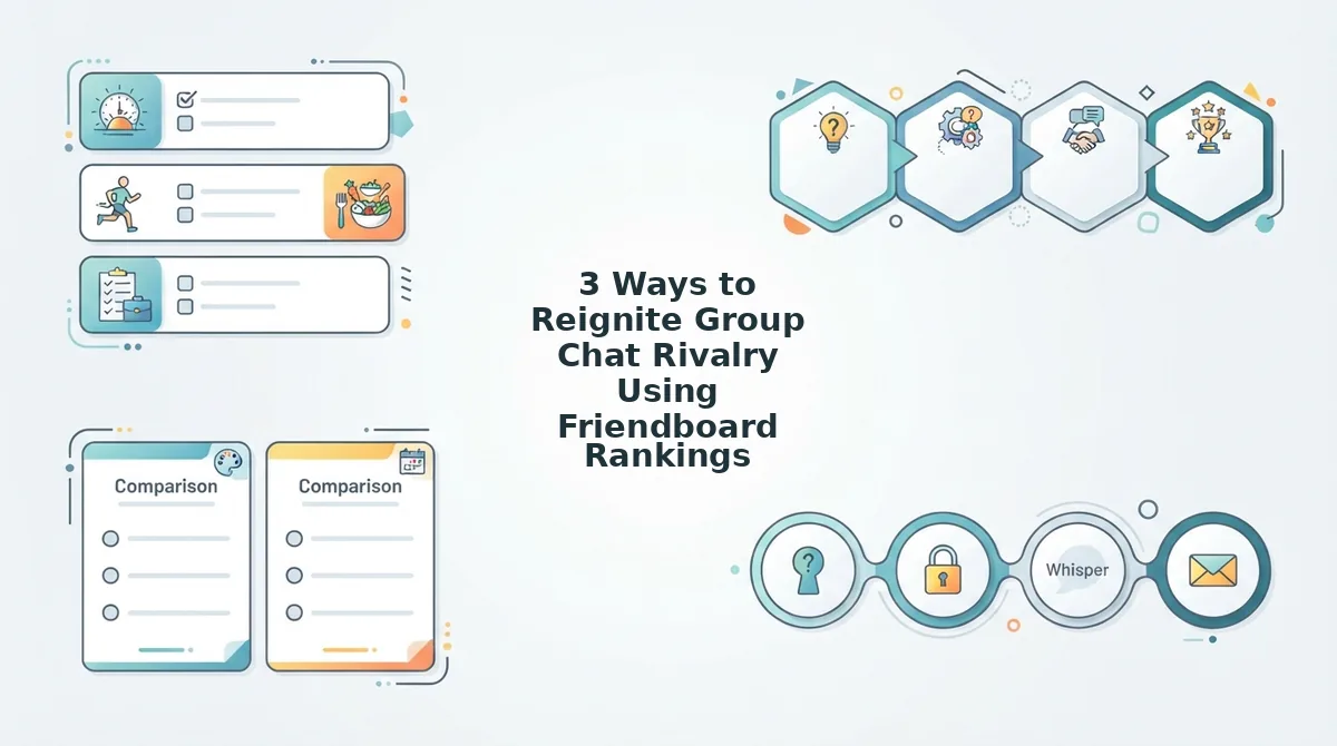 3 Ways to Reignite Group Chat Rivalry Using Friendboard Rankings