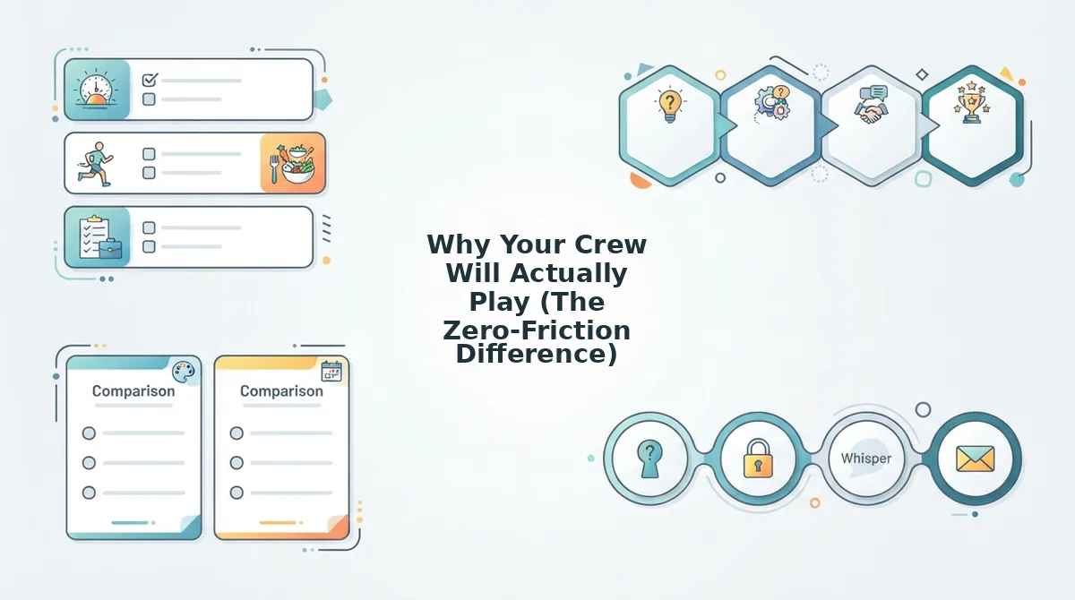 Why Your Crew Will Actually Play (The Zero-Friction Difference)