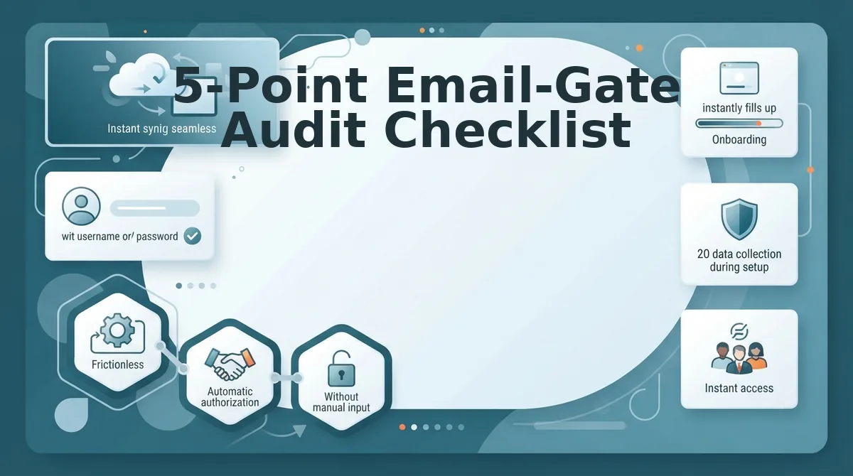 5-Point Email-Gate Audit Checklist
