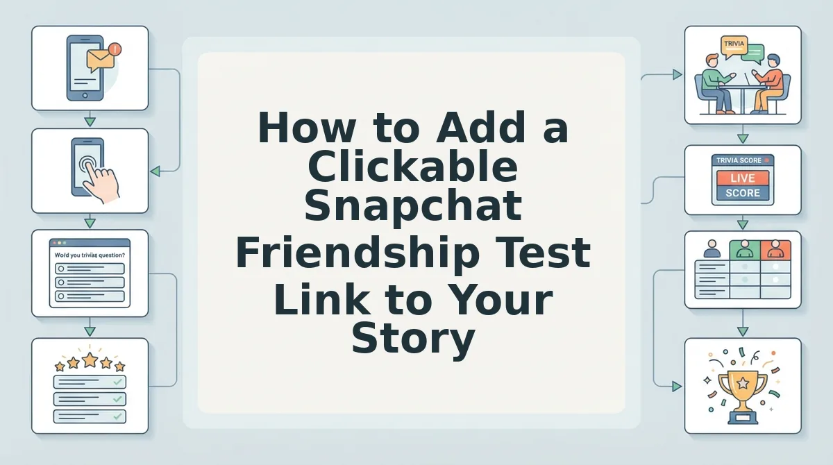 How to Add a Clickable Snapchat Friendship Test Link to Your Story