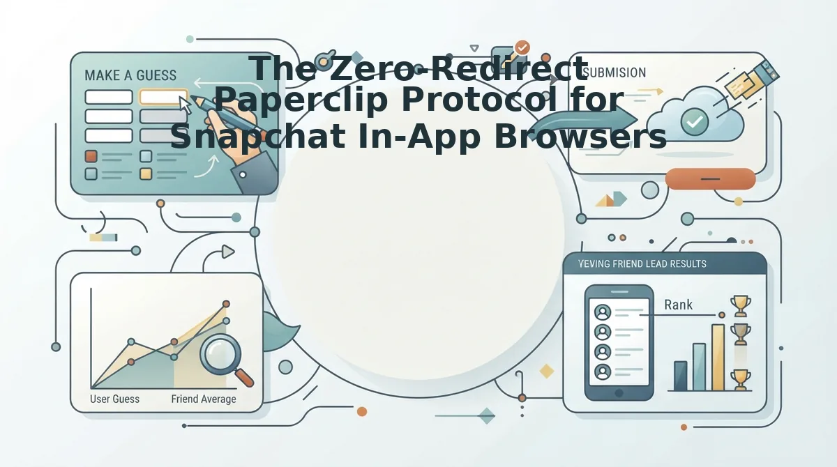 The Zero-Redirect Paperclip Protocol for Snapchat In-App Browsers
