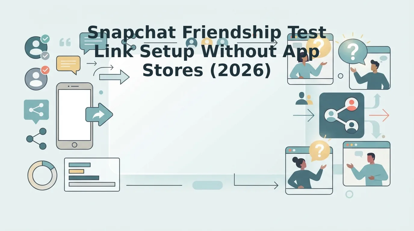 Snapchat Friendship Test Link Setup That Skips Native App Stores