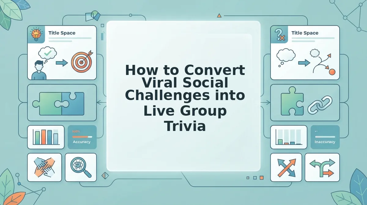 How to Convert Viral Social Challenges into Live Group Trivia