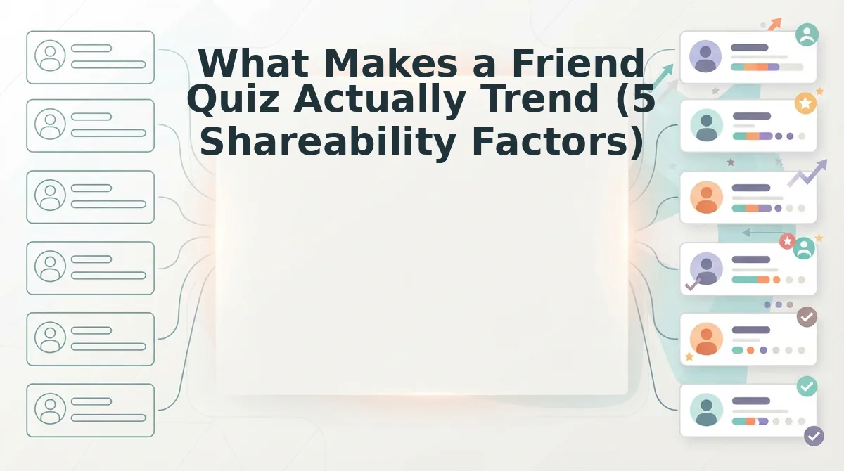 What Makes a Friend Quiz Actually Trend (5 Shareability Factors)
