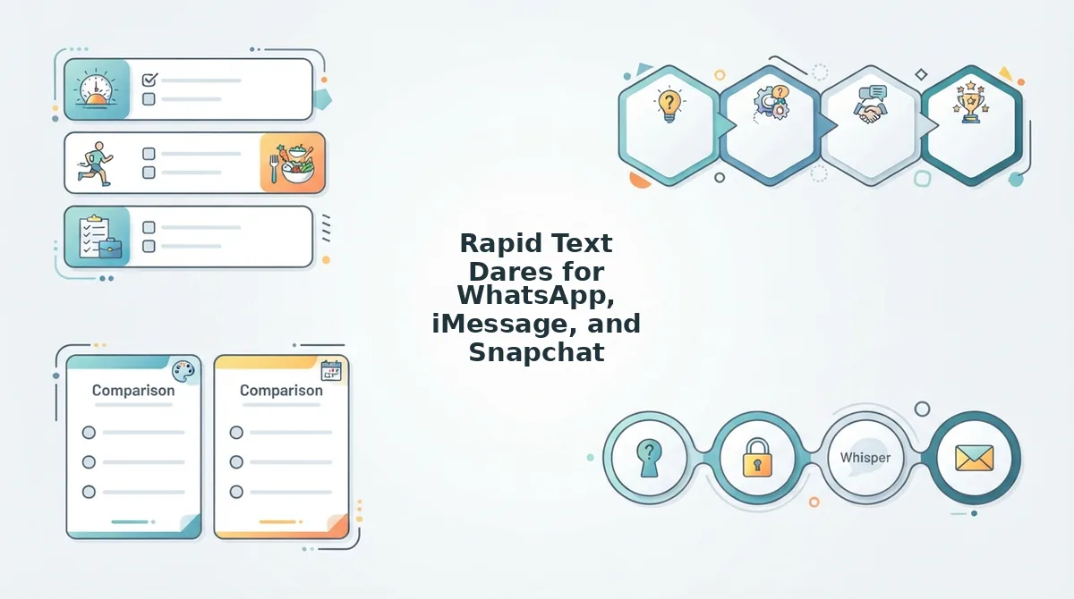 Rapid Text Dares for WhatsApp, iMessage, and Snapchat
