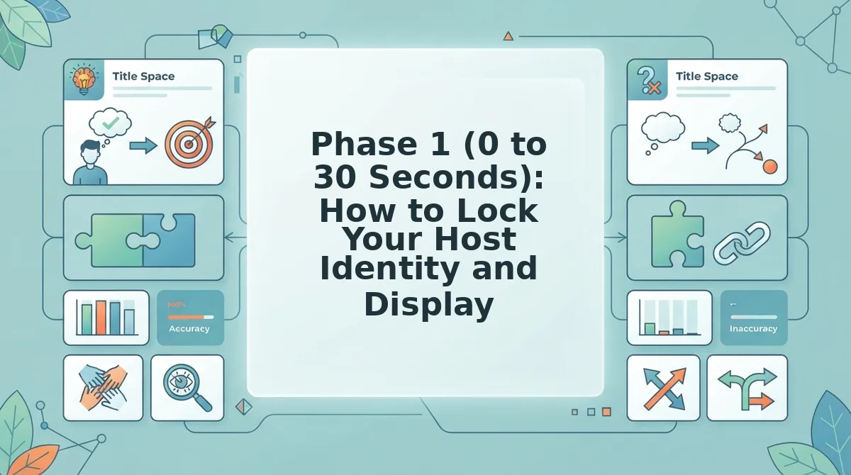 Phase 1 (0 to 30 Seconds): How to Lock Your Host Identity and Display Name