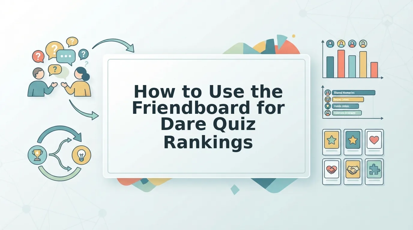 How to Use the Friendboard for Dare Quiz Rankings