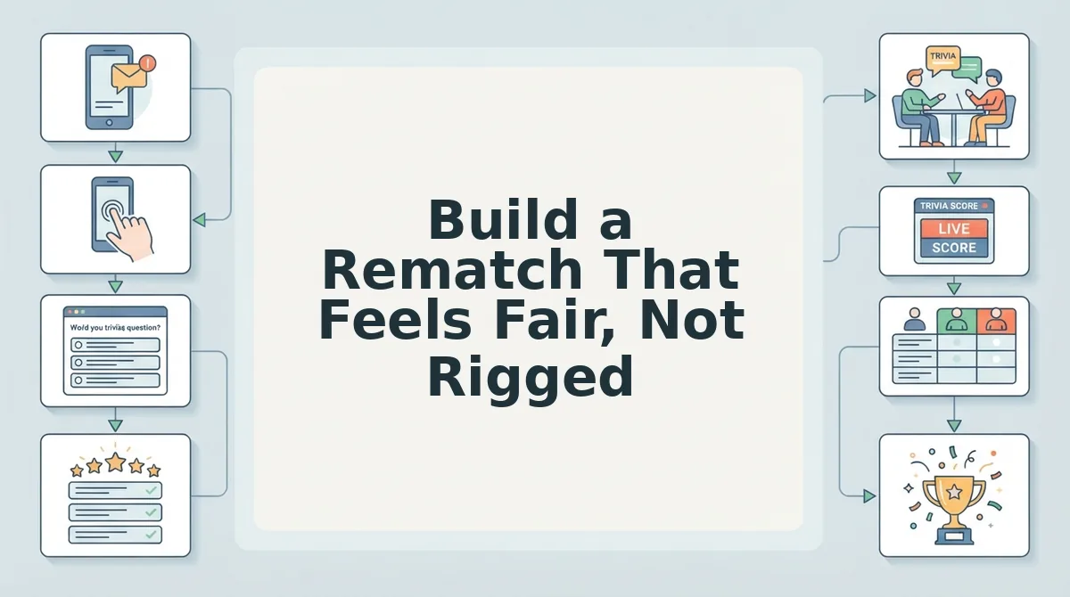 Build a Rematch That Feels Fair, Not Rigged