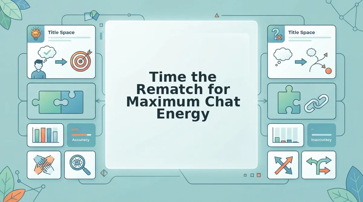 Time the Rematch for Maximum Chat Energy