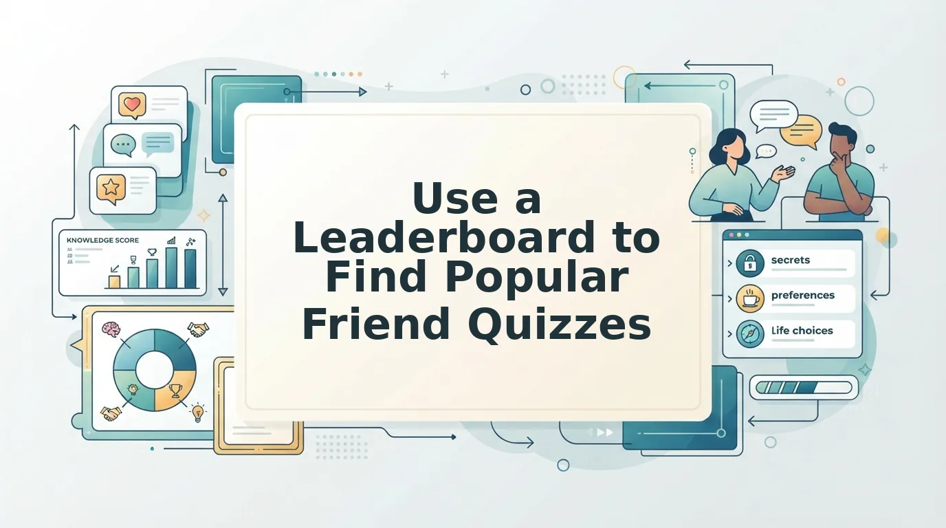 How to Use the Leaderboard to Find Popular Friend Quizzes